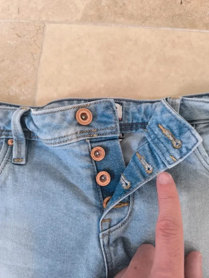 Mini short Femme en Jean Tommy Hilfiger Taille FR40 - photo numéro 4