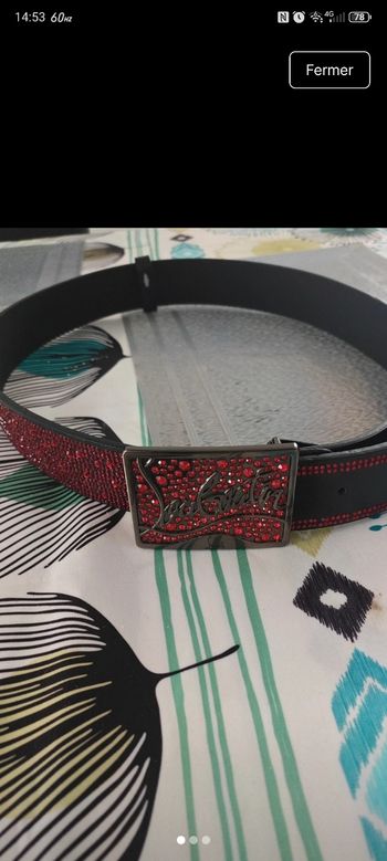 Ceinture Louboutin 
