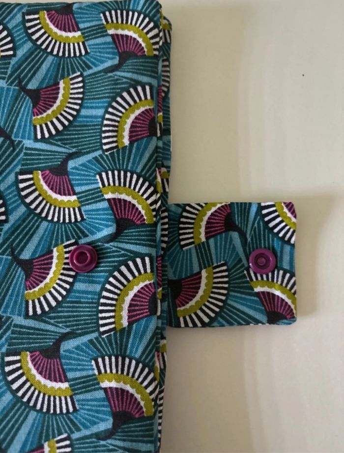 Protège carnet de santé thème Évantails - photo numéro 3