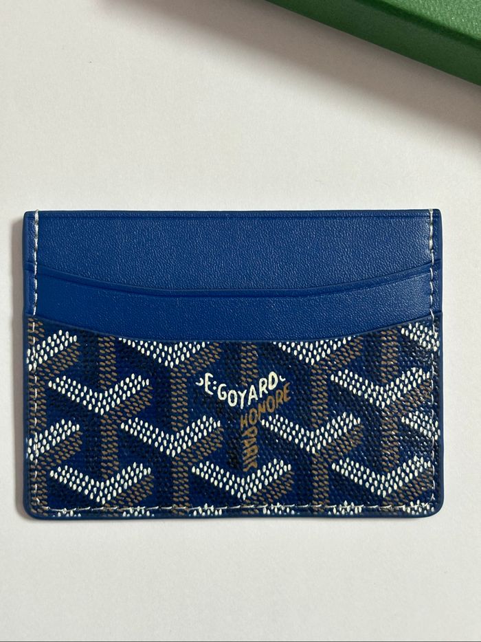 Porte carte Goyard bleu royal - photo numéro 2