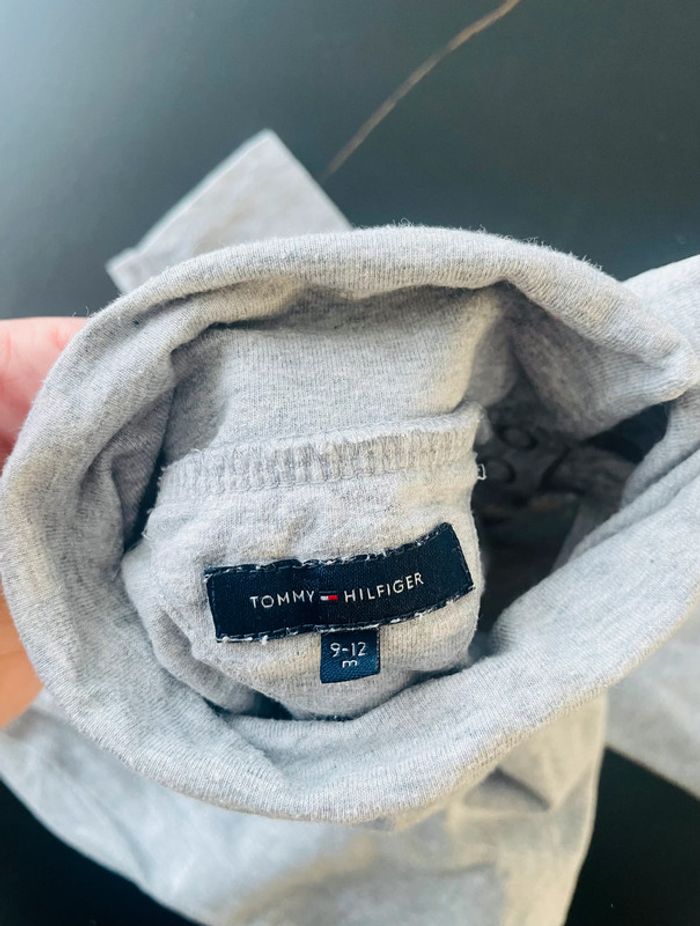 Pull col roulé léger tommy hilfiger logo brodé - photo numéro 5