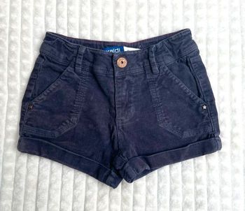 Short hiver velours fille, 4 ans