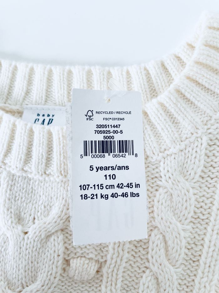 Pull Gap , taille 5 ans - photo numéro 4
