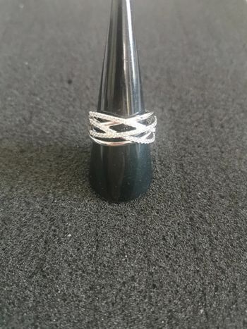 Bague femme tendance enlacé T9