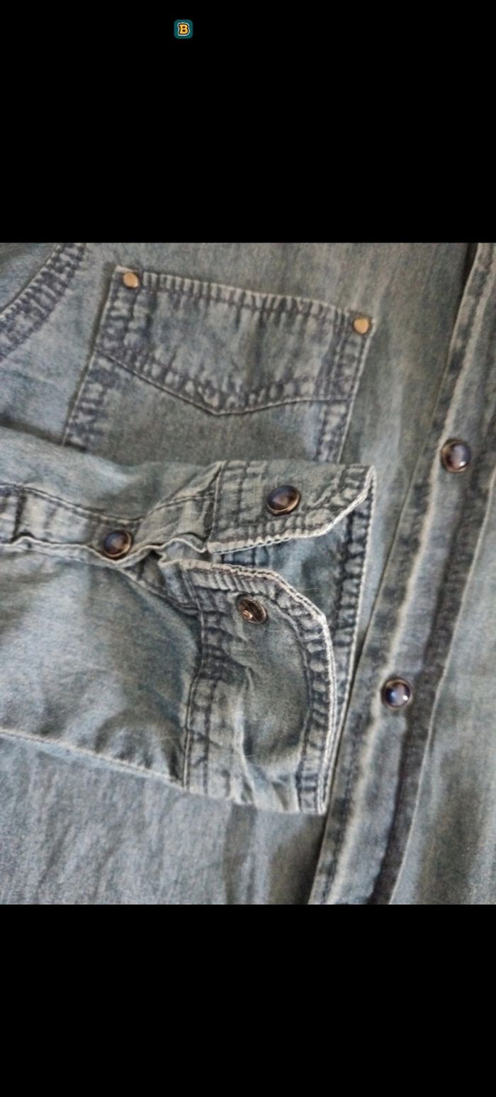 Veste en jean 10 ans DPAM - photo numéro 2