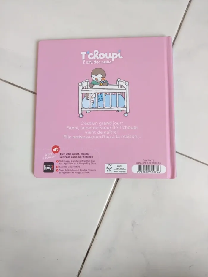 Livre T'choupi a une petite soeur - photo numéro 2