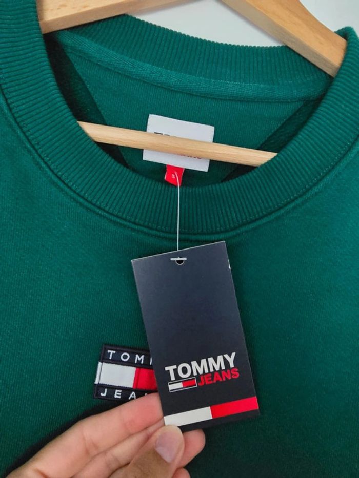 Sweat vert tommy - photo numéro 2