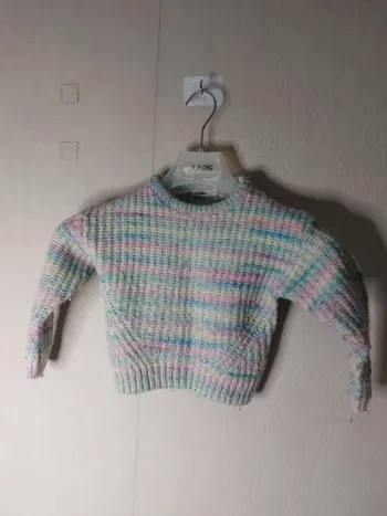 Pull épais multicolore "Gémo "