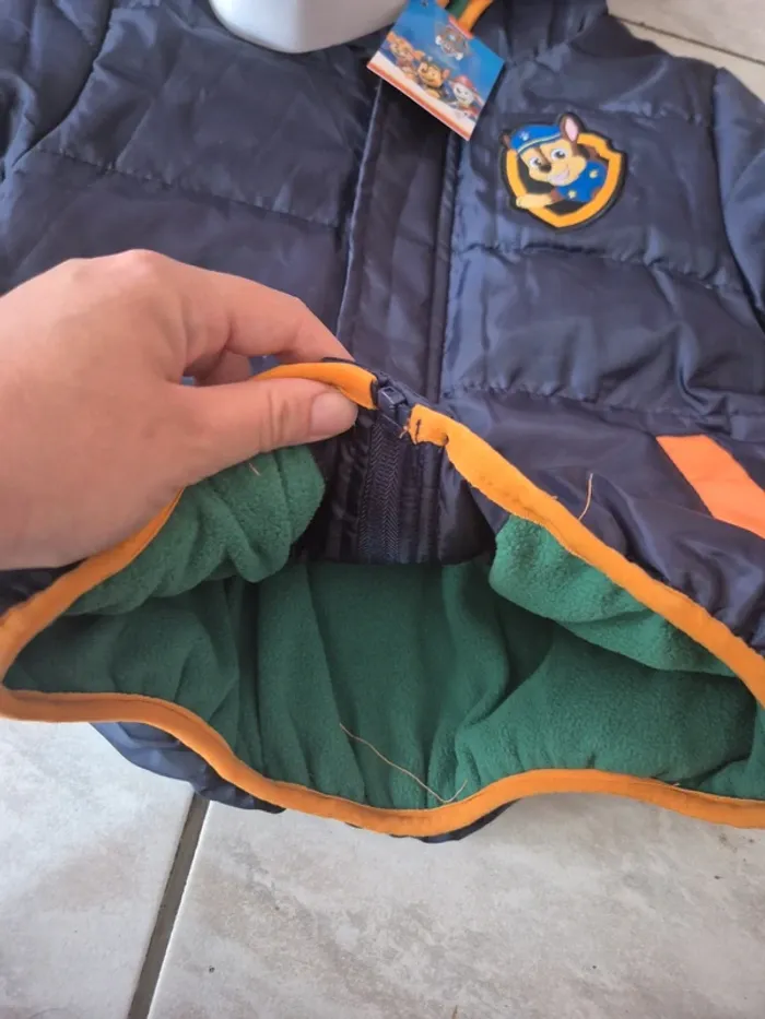 Manteau pat patrouille chase 3 ans - photo numéro 4