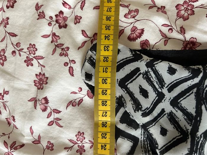 robe noir et blanche à motifs baroque avec ceinture - Classic tricot taille s/m - photo numéro 9