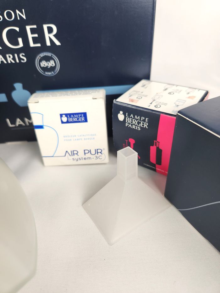 Lampe Berger Paris Haussmann Givrée + Fragrance Menthe Fraîche - photo numéro 4