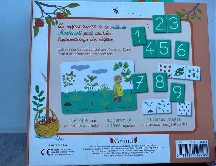 Mes chiffres à toucher Montessori