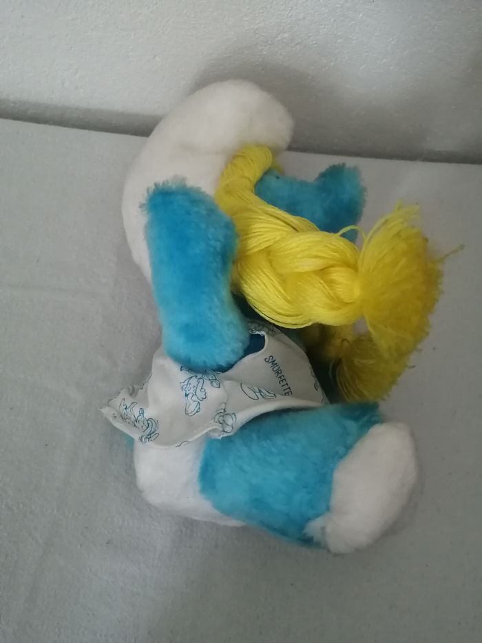 peluche la schtroumpfette - photo numéro 4