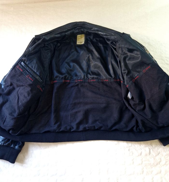Blouson  cuir  , homme  , bombers  , Aviatrix  , taille  6XL - photo numéro 3
