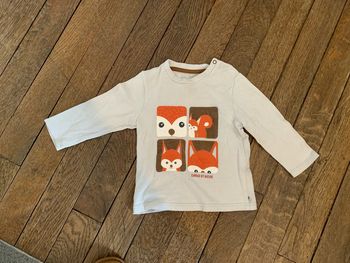 T-shirt manches longues bébé 12 mois Obaibi