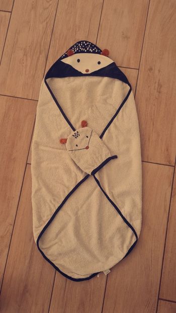 Sortie de bain et gant