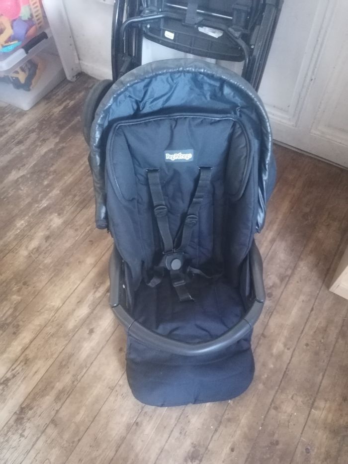 Poussette peg perego book noire avec pare soleil - photo numéro 3