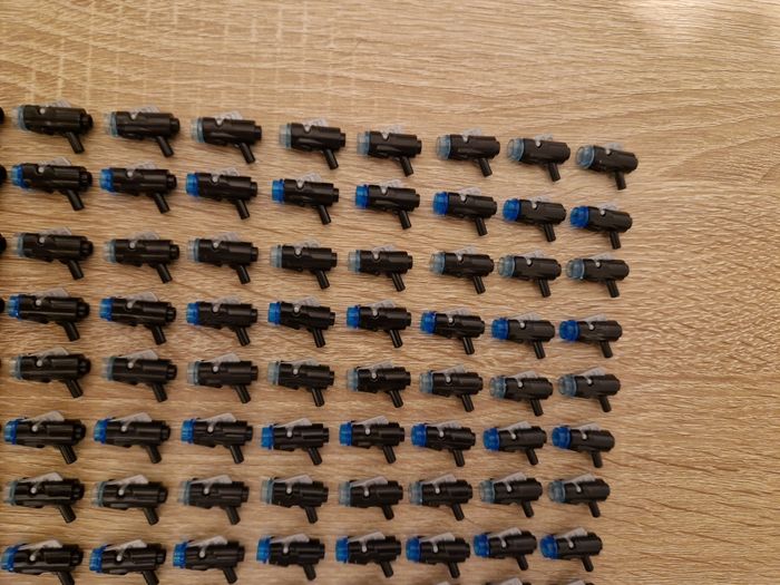 Lot d'armes blasteur type lego pour clones / stormtrooper star wars comprend 100 pièces - photo numéro 3