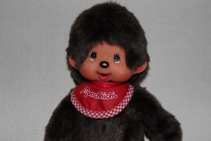 Kiki peluche Monchhichi Garçon Rouge - photo numéro 2