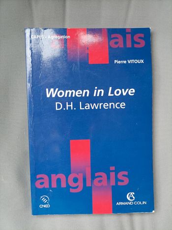 Livre sur Women in Love D.H. Lawrence
