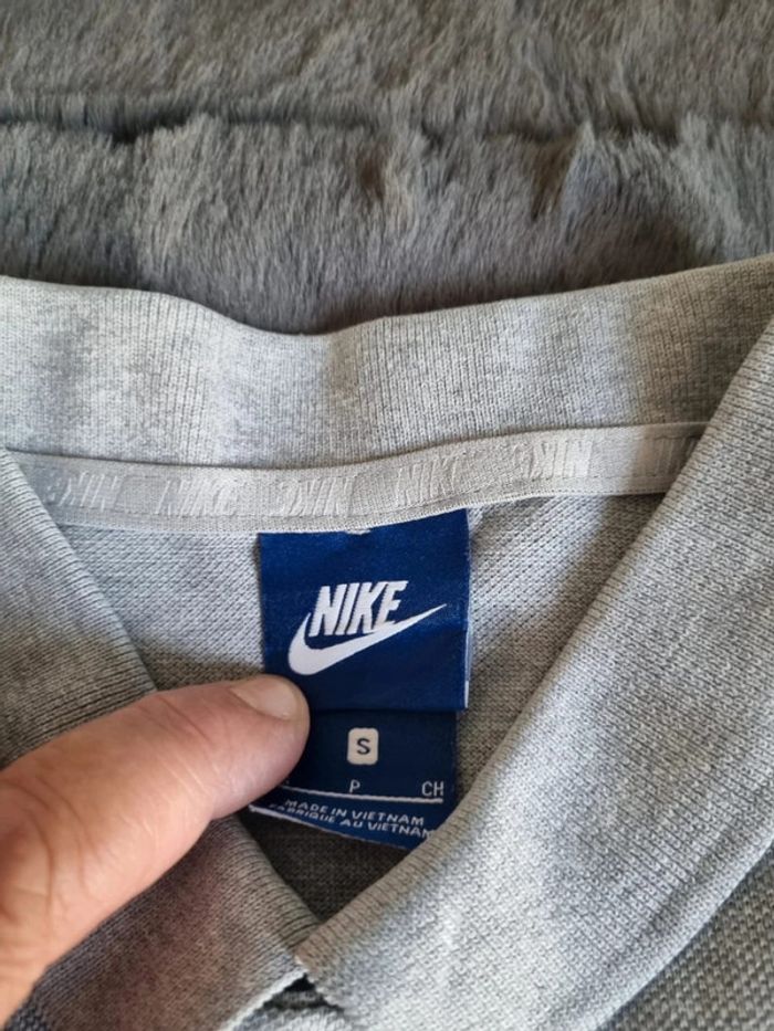 Polo manches courtes Nike Gris, S Hommes - photo numéro 5