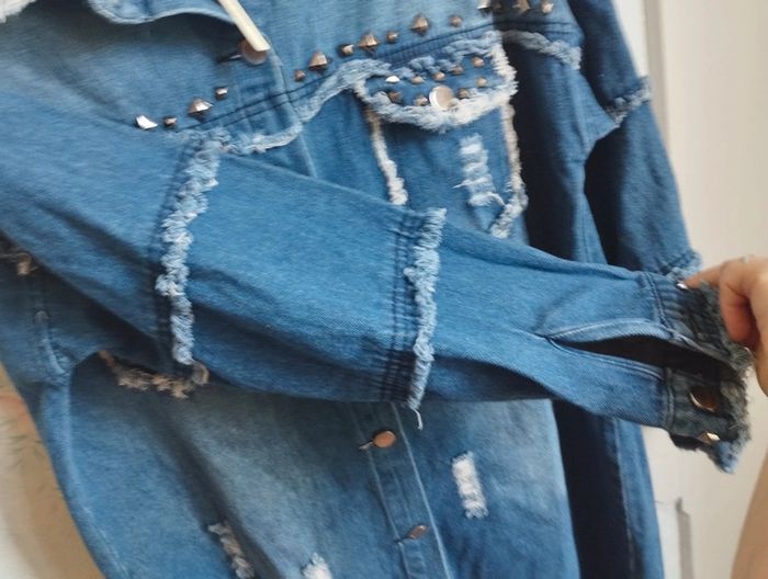 Veste en jeans taille M/L - photo numéro 5