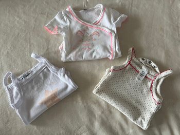Lot de 3 bodies orchestra, la redoute et C&A