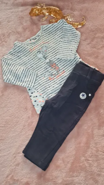 Ensemble - 3 pommes - 3/6 mois