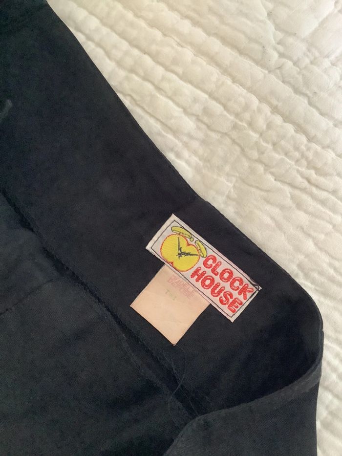 Jupe portefeuille fluide boutonnée effet double boutonnage - photo numéro 3