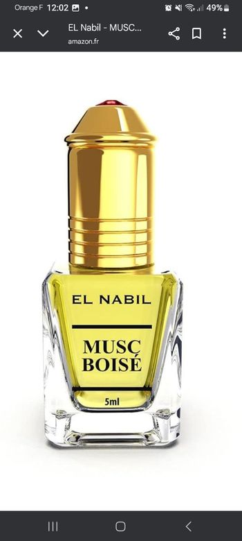 Musc huile de parfum