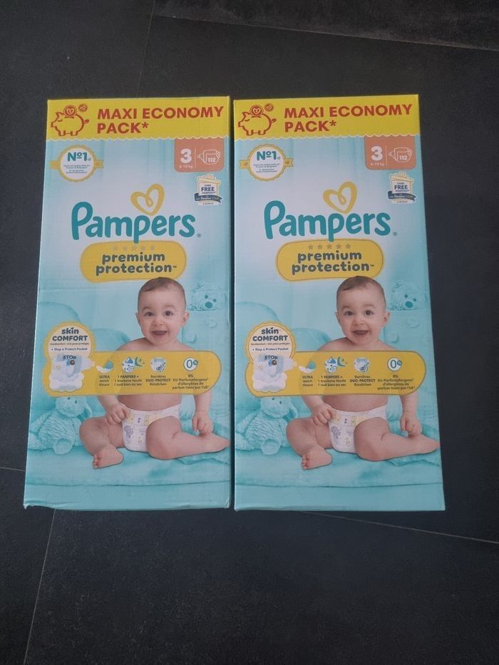 2 cartons t3 premiun pampers