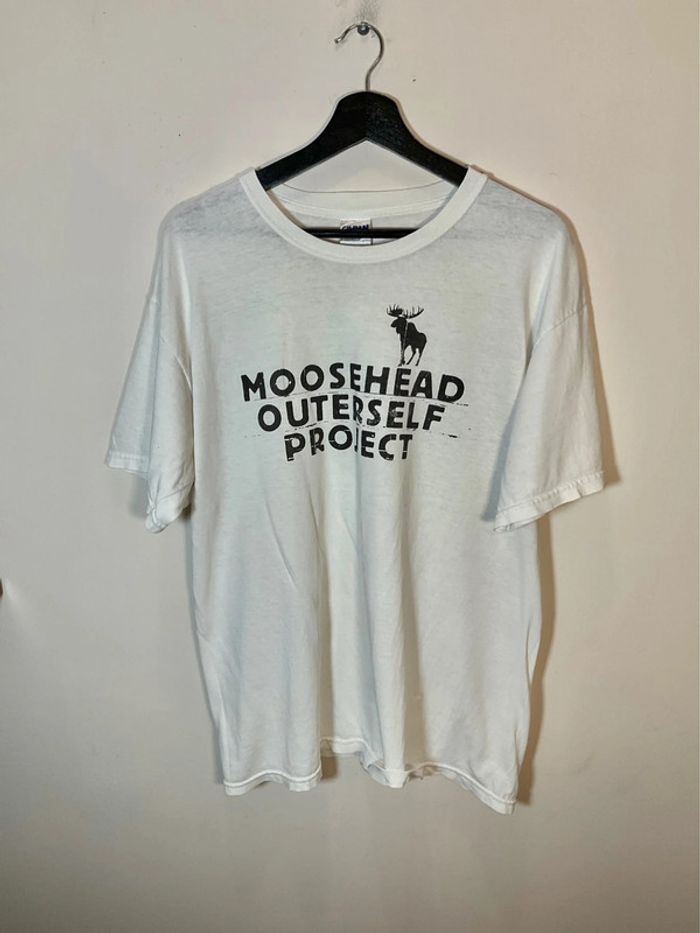T-shirt blanc pour homme Moosehead Outerself Project taille L 375