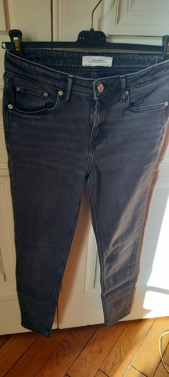 Jean slim gris foncé ZARA WOMAN