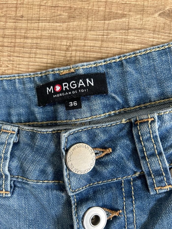 Short en jean Morgan taille 36 TBE (taille grand) - photo numéro 9