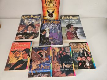 Lot saga livres Harry Potter + le 8