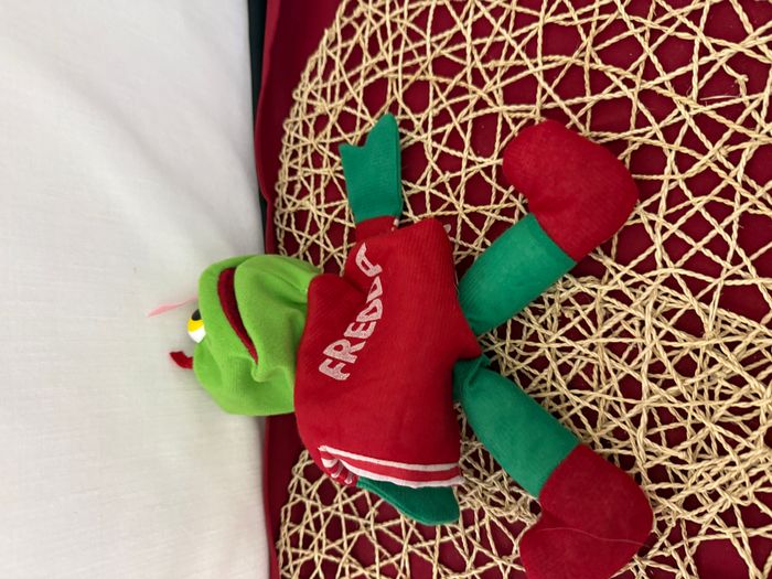 Jouet marionnette à main Frieda grenouille série télévisée revue zoo vintage années 70 - photo numéro 5