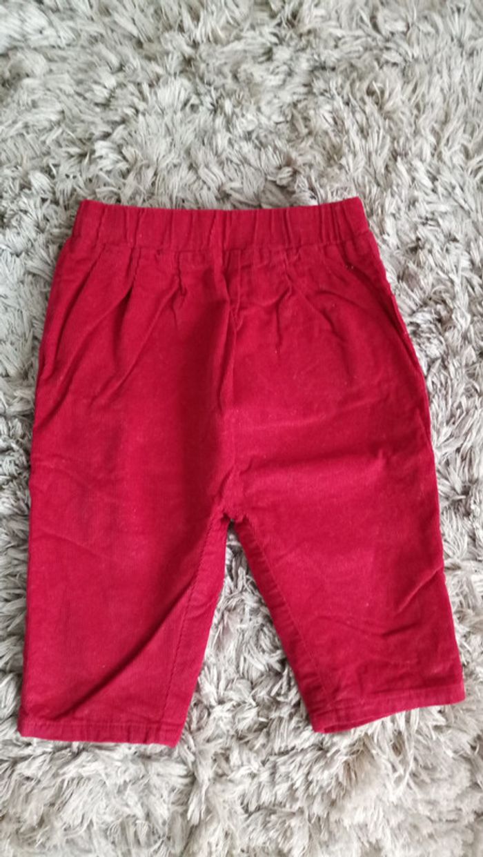Pantalon en velours 6 mois - photo numéro 2