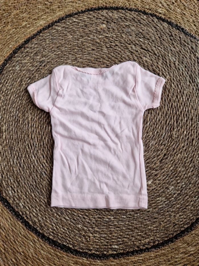 Joli tee-shirt manches courtes fille 12 mois - photo numéro 2