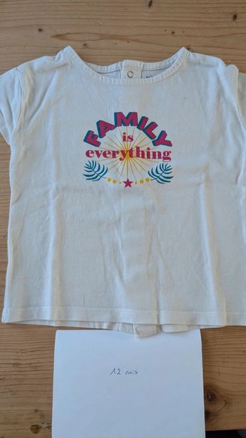 Tee-shirt bébé fille