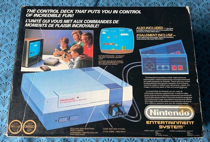 Console Nintendo NES en boite avec Jeu Mario Bros - photo numéro 2