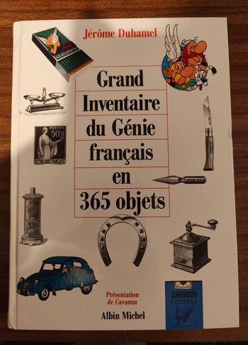 Livre "Grand Inventaire du Génie français en 365 objets"