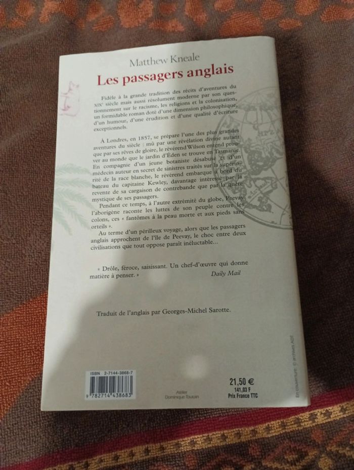 Roman les passagers anglais - photo numéro 2