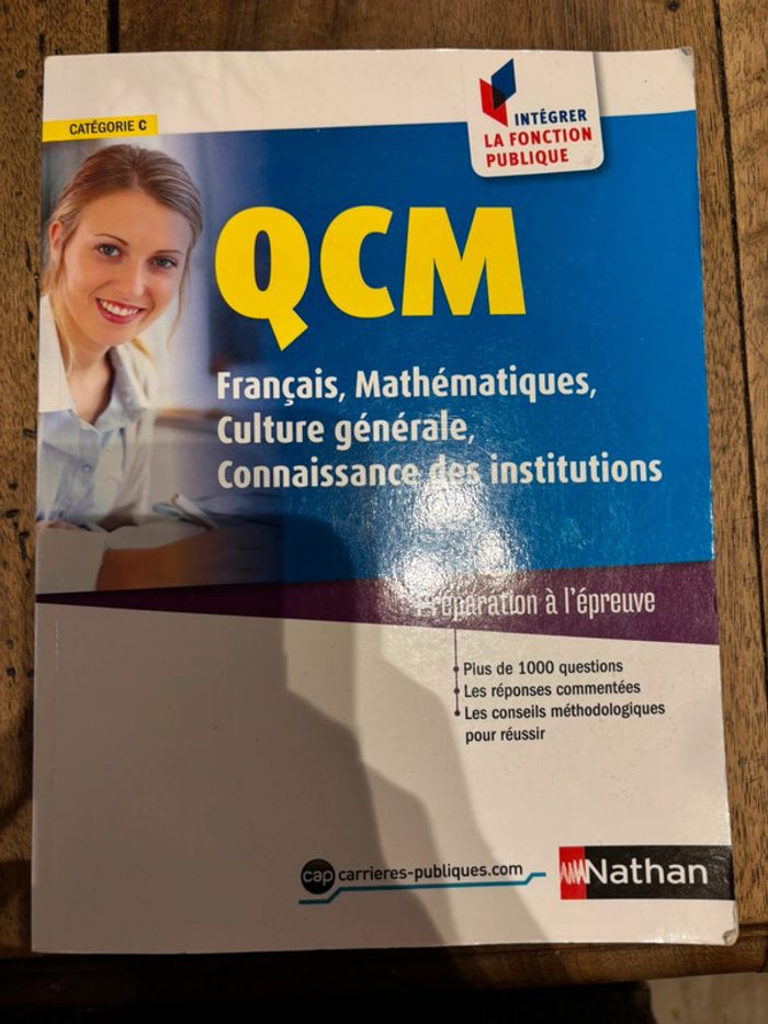 Livre Qcm concours FP catégorie C