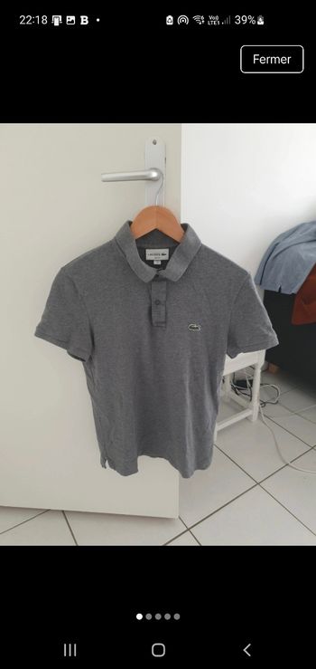 Polo homme S lacoste