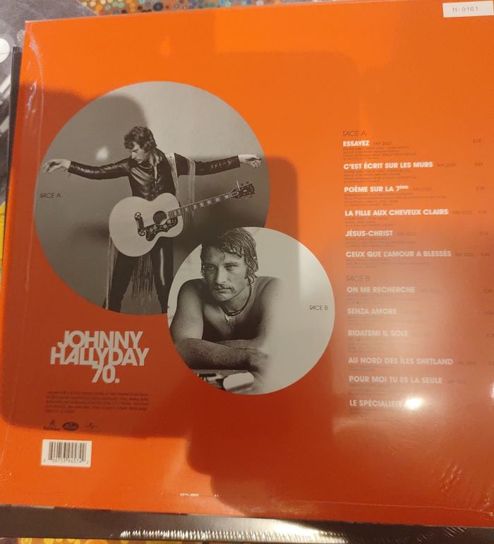 Vinyl johnny Halliday 33T - photo numéro 2