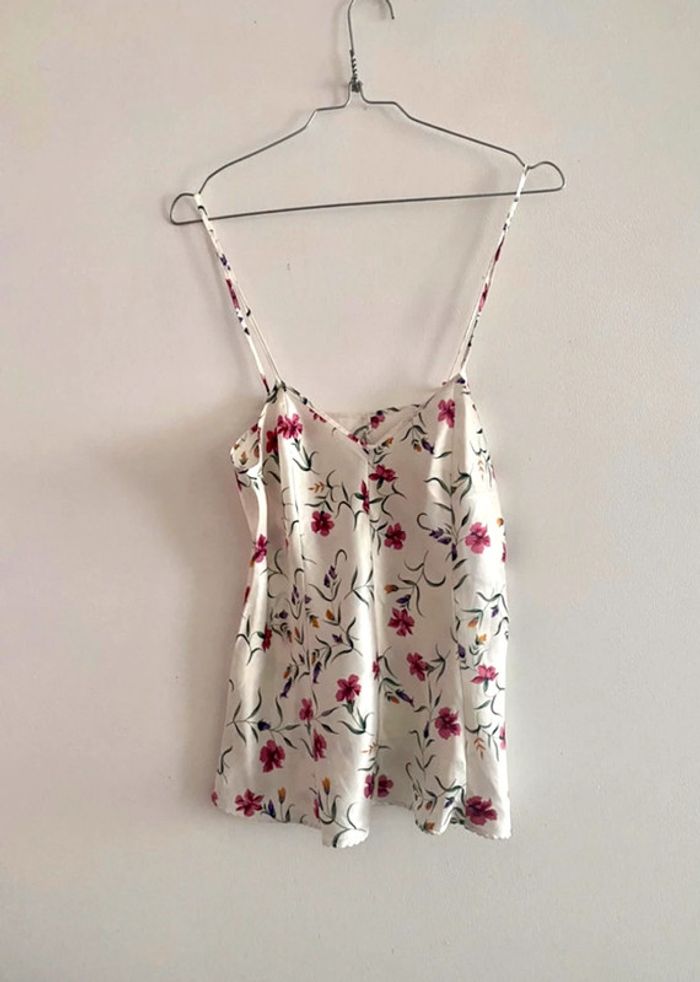 Debardeur fleurie 38/40