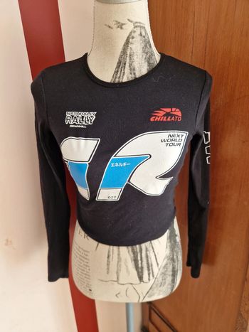 Crop top manches longues Bershka