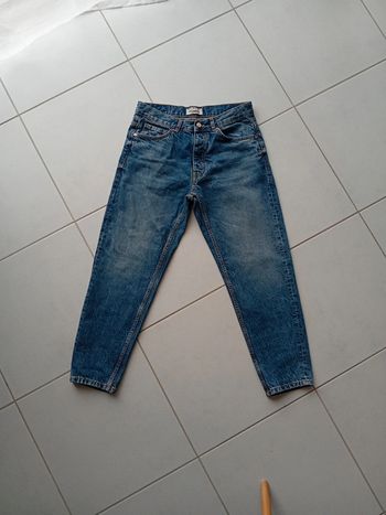 Pull&Bear - Jean Denim Standard Dark Blue - 100% coton
