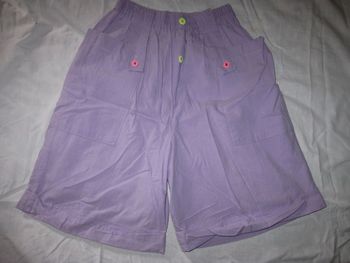 Short Taille 38 Violet Femme