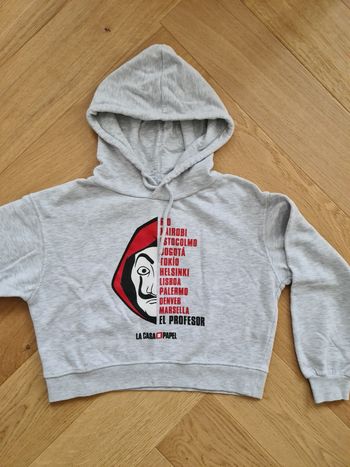 Pull à capuche fille XXS La casa de papel
